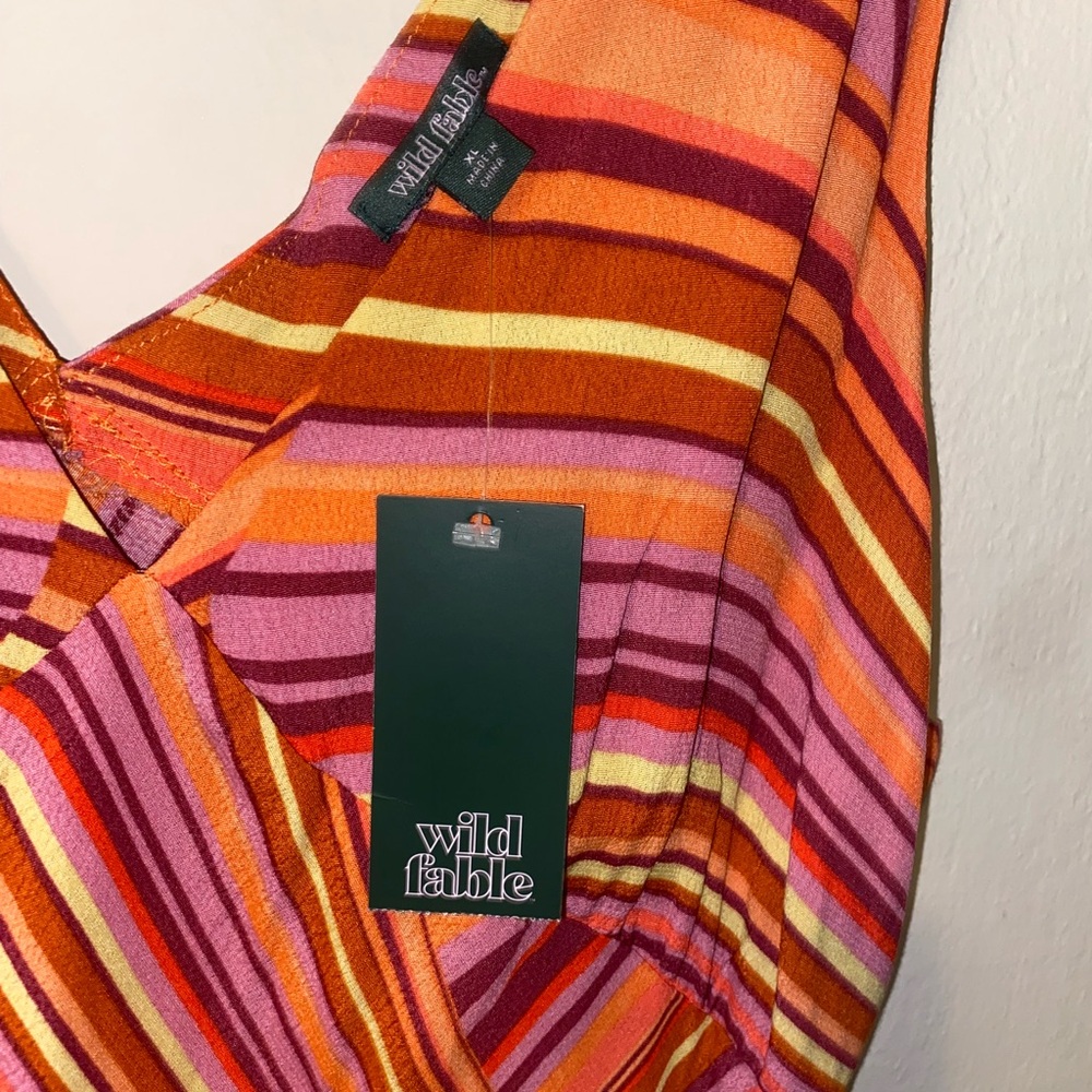 Wild Fable Colorful Striped Dress - Picture 2 of 3